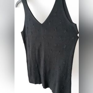 Ann Taylor Silk Beaded Tank Top